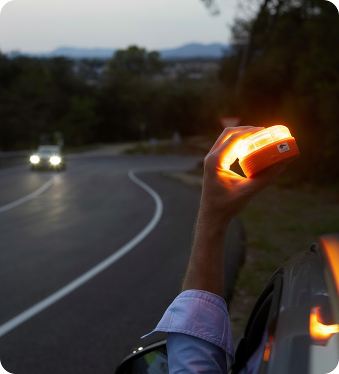 ¿Cuántas luces V16 son obligatorias?