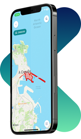 mapa de zona ZBE en a coruna